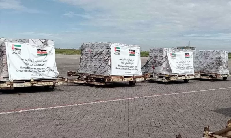 مساعدات إماراتية لكينيا في أعقاب الأمطار الغزيرة