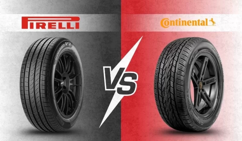 إطارات بيريللي وكونتيننتال: مقارنة بين الميزات والفوائد