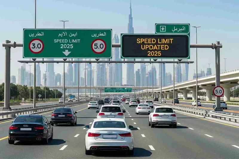 تحديثات السرعة في الإمارات: الطرق الجديدة والحدود القصوى في 2025