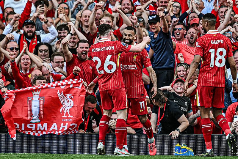 عودة المجد: ليفربول يتوج بطلاً للدوري الإنجليزي الممتاز