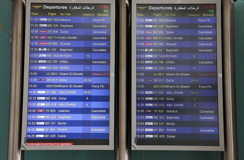 إغلاق المجال الجوي: تداعياته على حياة المقيمين والحلول المتاحة