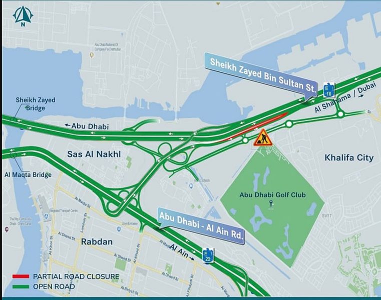 كل ما تحتاج معرفته عن تحديثات مرورية أبوظبي وإغلاق شارع الشيخ زايد