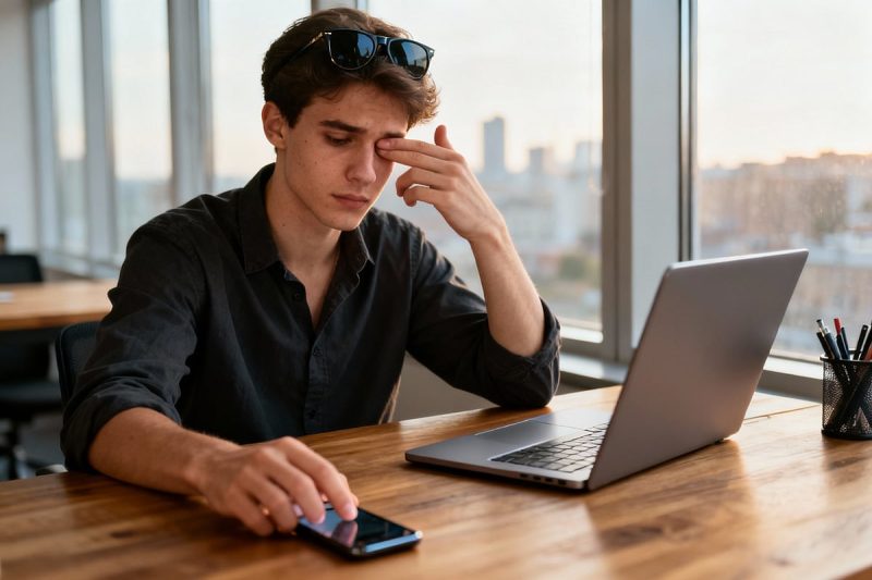 إجهاد العين الرقمي: كل ما تحتاج معرفته لحماية بصرك