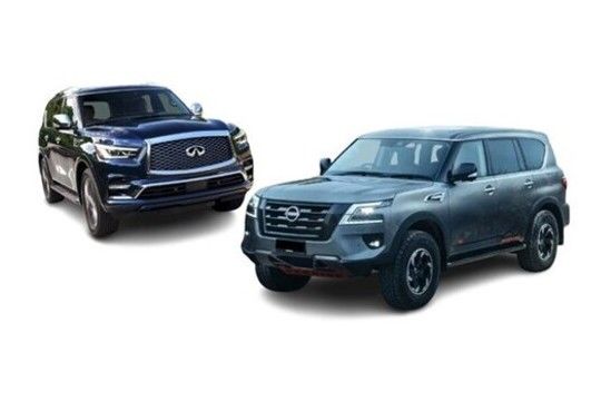 القرار الصعب: مقارنة بين إنفينيتي QX80 ونيسان باترول في الإمارات