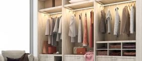 تصميم خزانة ملابس: دليل المقاسات والأبعاد