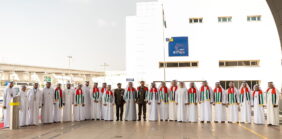 مطارات دبي تحتفل بيوم العلم الإماراتي