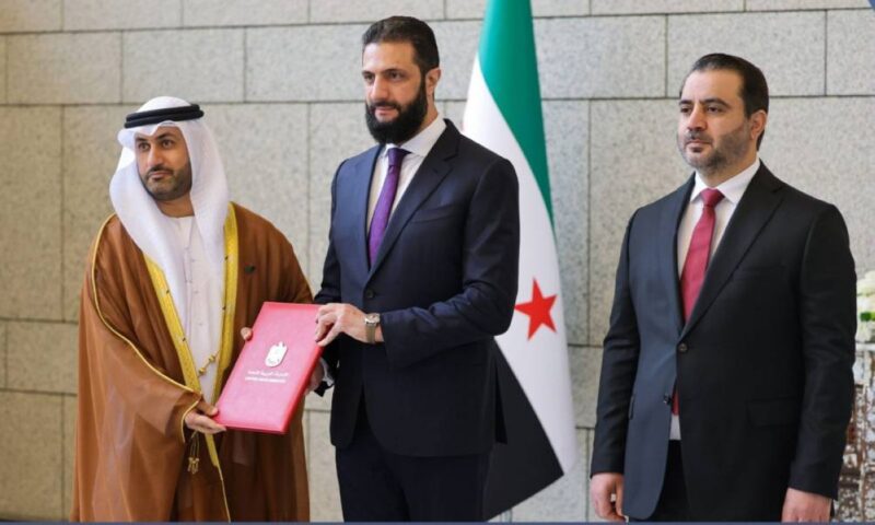حدث دبلوماسي بارز: تعزيز العلاقات الدبلوماسية بين الإمارات وسوريا